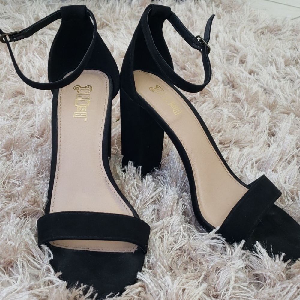 Black high heels